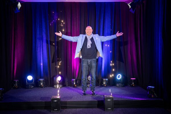 Speaker auf der Bühne